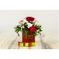 Kvetinový box Red Valentín